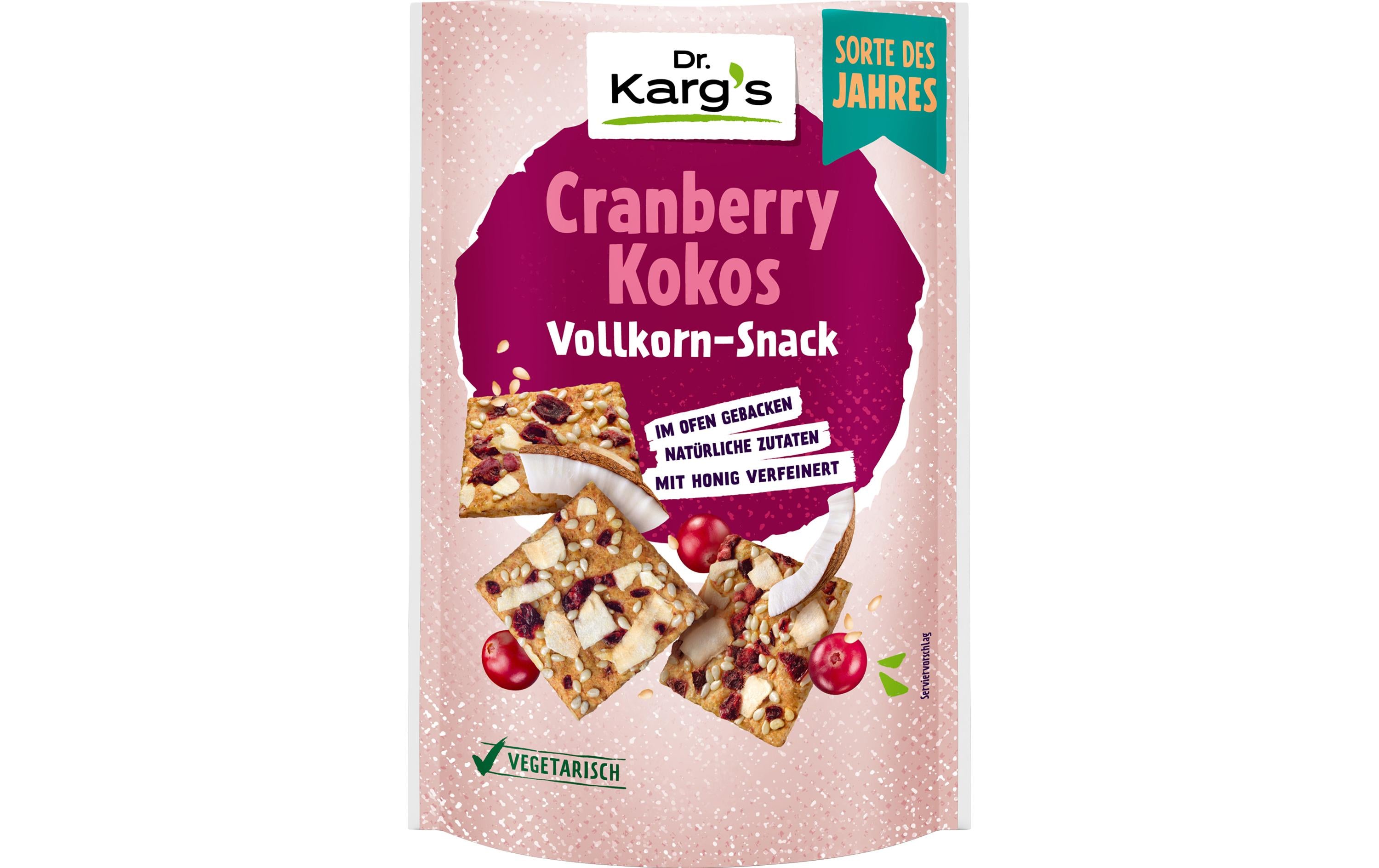 Vollkorn Snack Cranberry Kokos 110 g