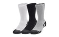 Under Armour Crew-Socken 3 Pack Grösse: 42 - 47.5, Farbe: Grau
