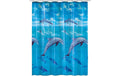 Kleine Wolke Duschvorhang Dolphin 100% PEVA, 180 x 200 cm