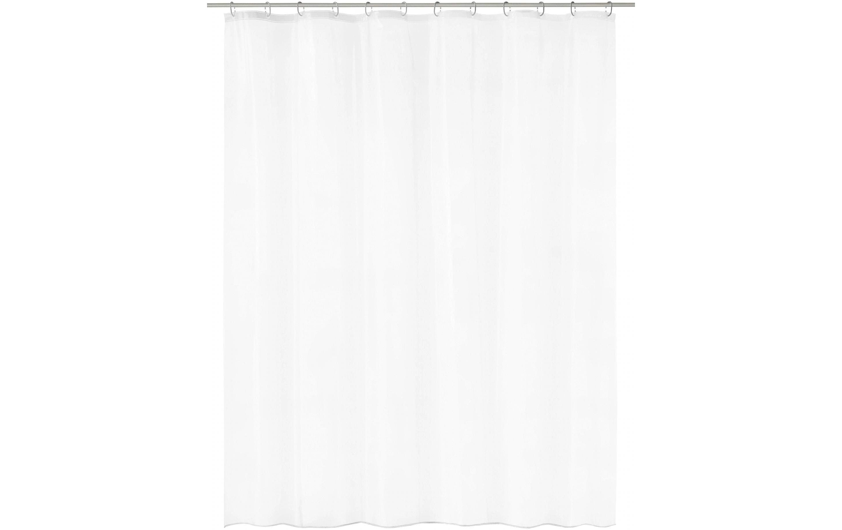 Kleine Wolke Duschvorhang Phönix 100% Vinyl, 180x200 cm, Weiss