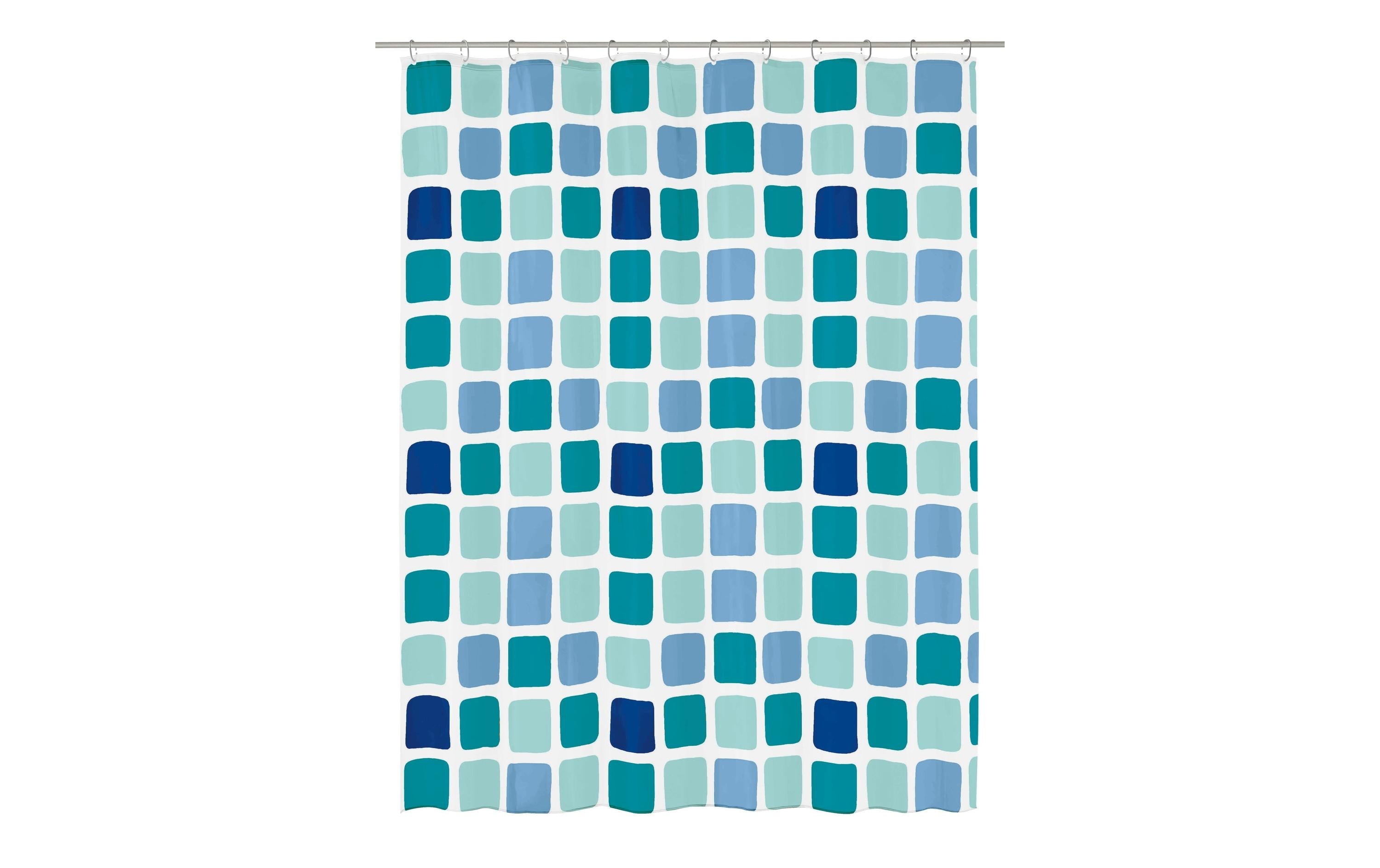 Kleine Wolke Duschvorhang Sonny 100% PEVA, 180 x 200 cm, Blue