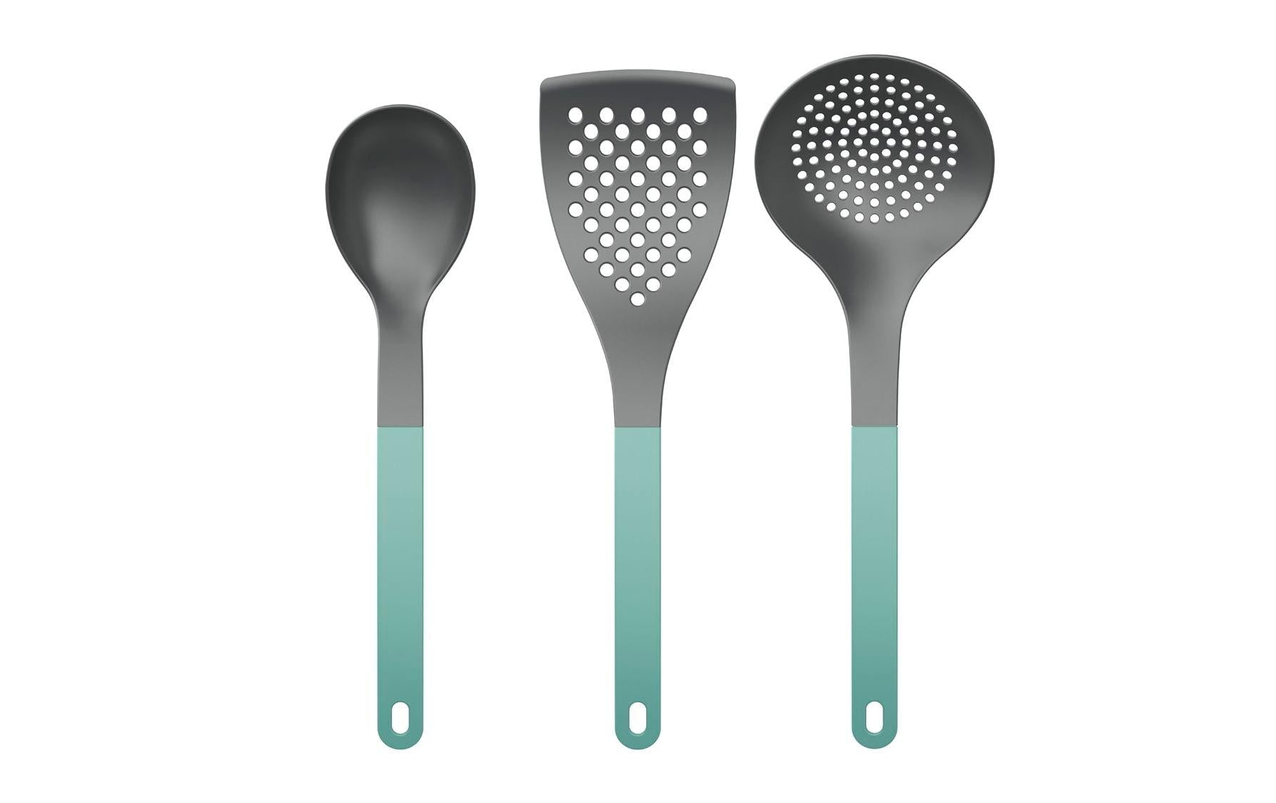 Rosti Küchenhelfer-Set Optima, 3er Set Nordic green, Nylon