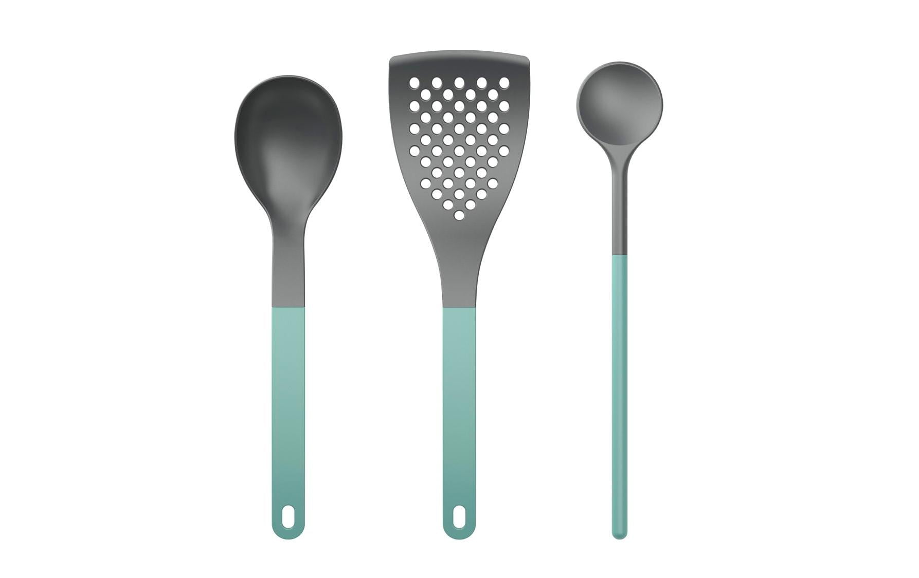 Rosti Küchenhelfer-Set Optima, 3er Set Nordic green, Nylon