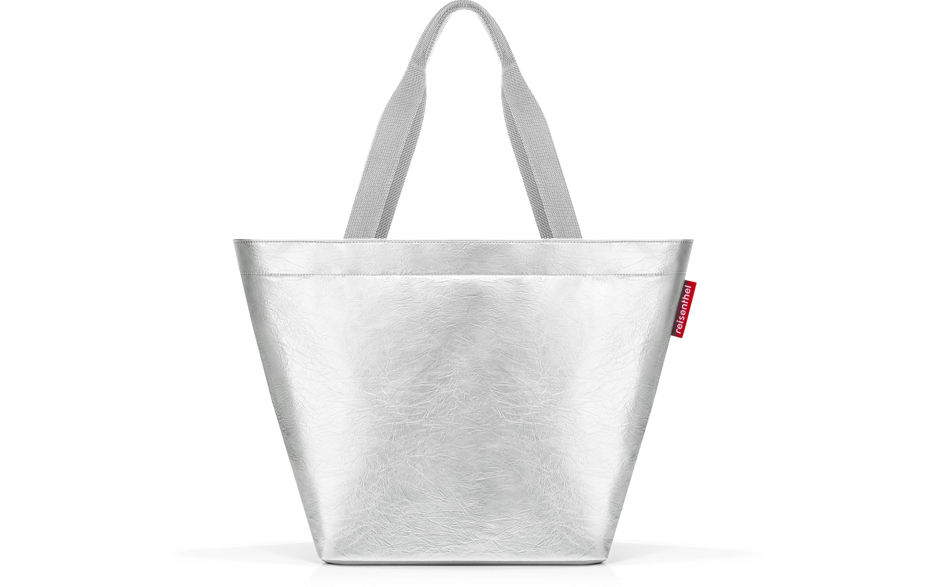 Reisenthel shopper M silver crackle
