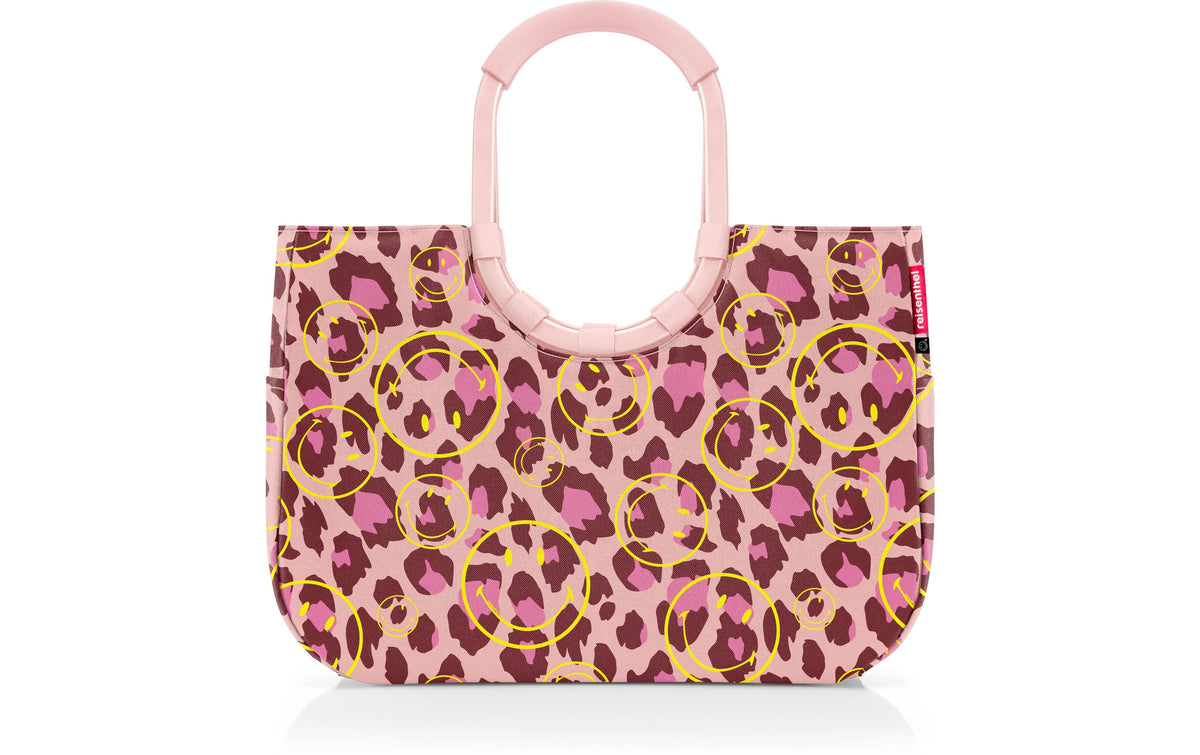 Reisenthel loopshopper L smiley leo blush