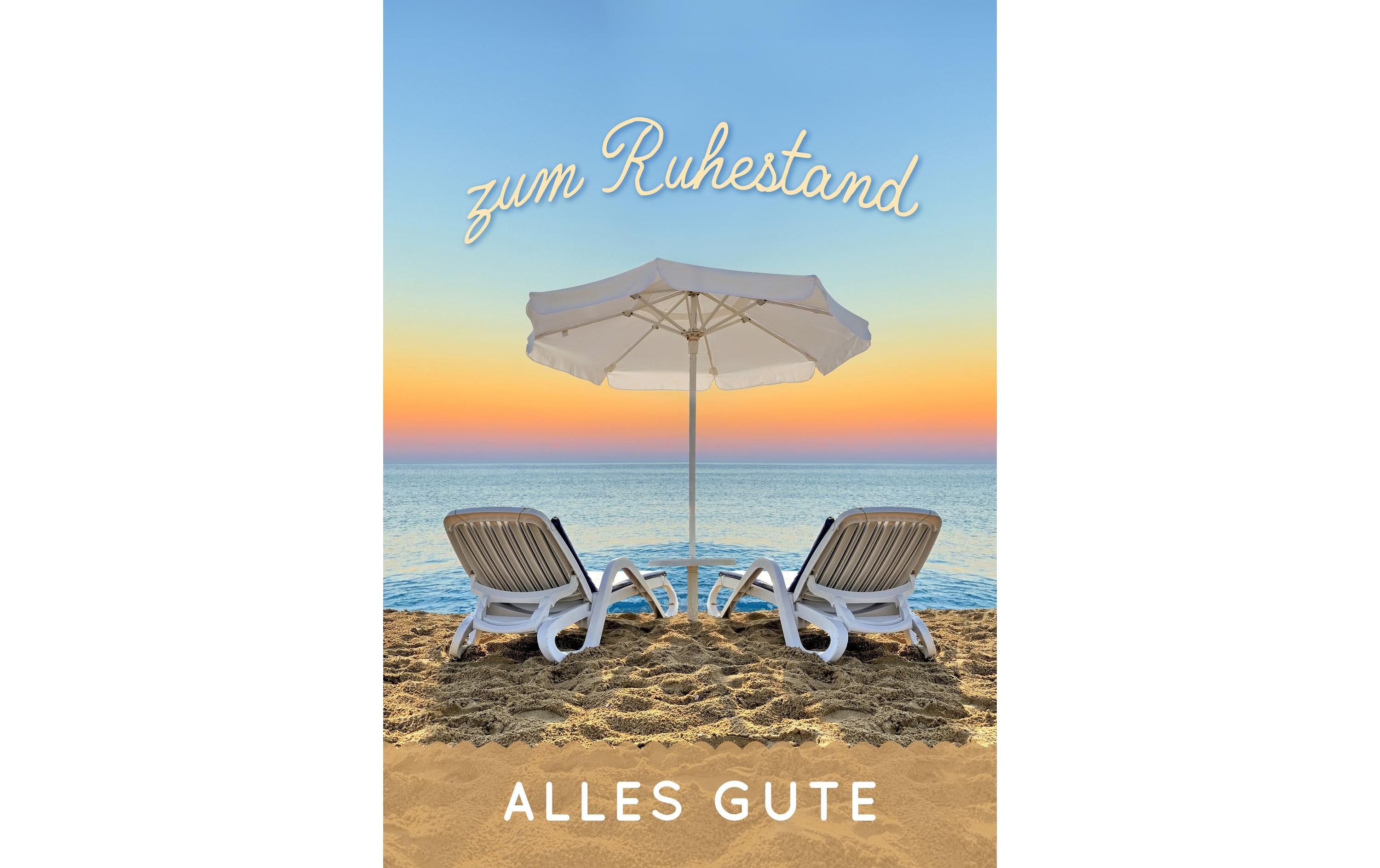 Cart Glückwunschkarte Ruhestand Format A4 (21 x 29.7 cm)