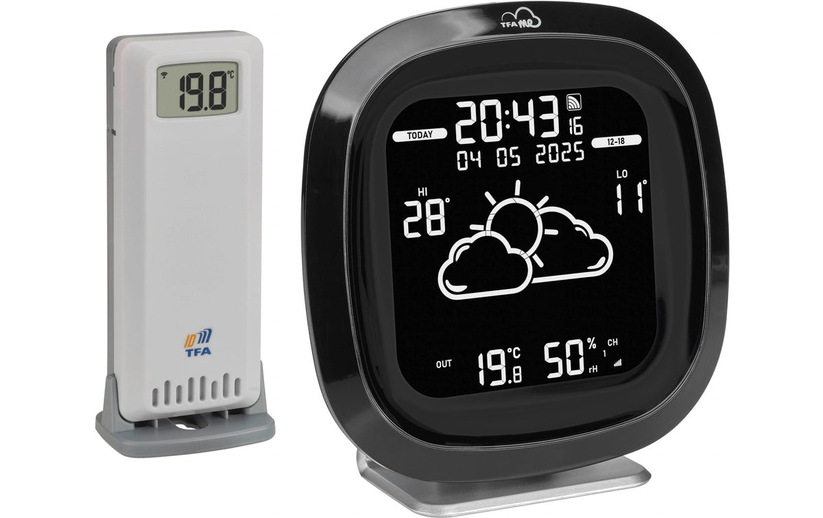 TFA.me ID-04 WLAN Funk-Wetterstation ohne Batterie, inkl. Sender 30.3900.02