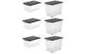 Rotho Set Aufbewahrungsboxen 6 tlg. COMPACT -