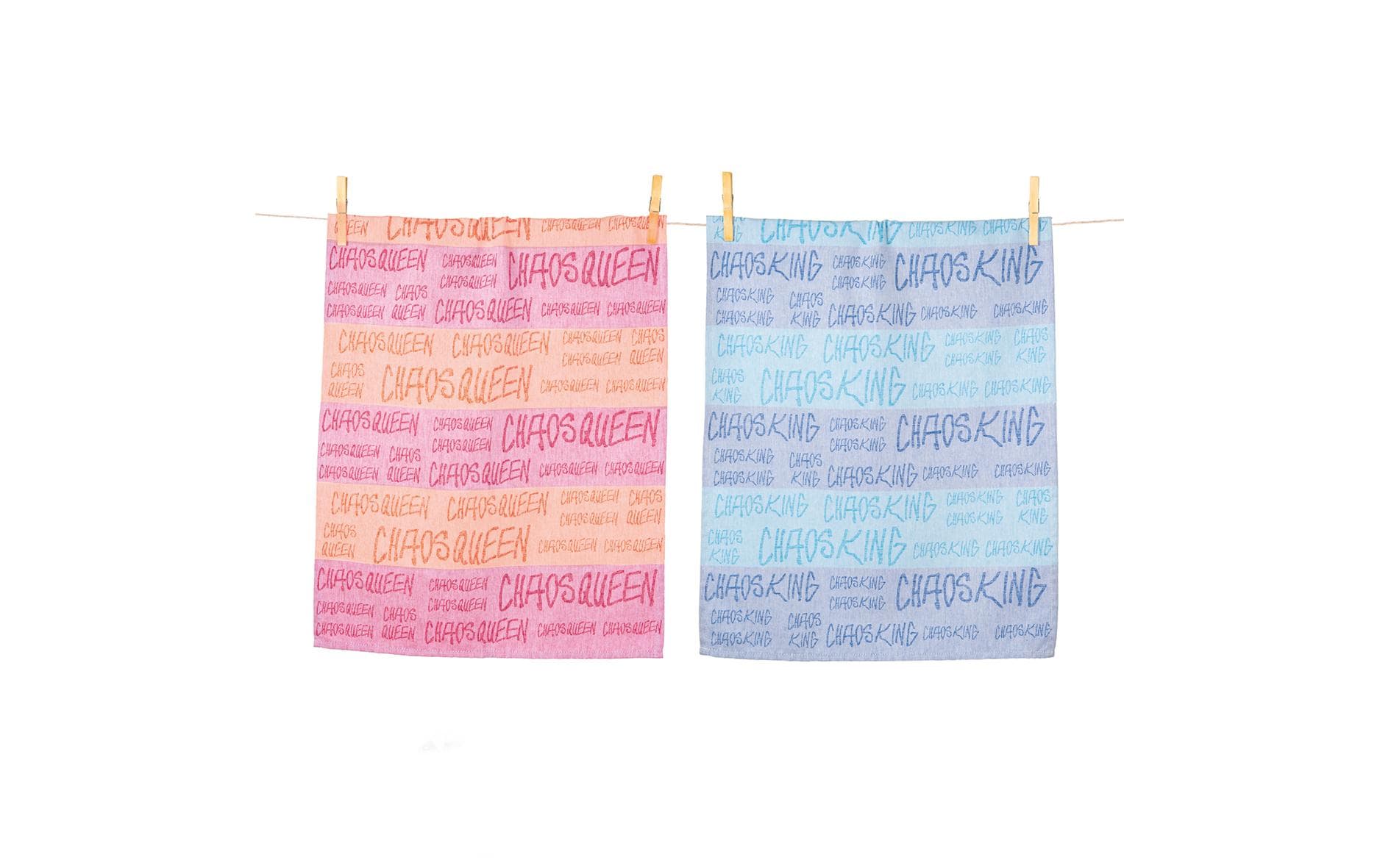 pad Geschirrtuch, Chaos multi, 50 x 70 cm, 2er Set