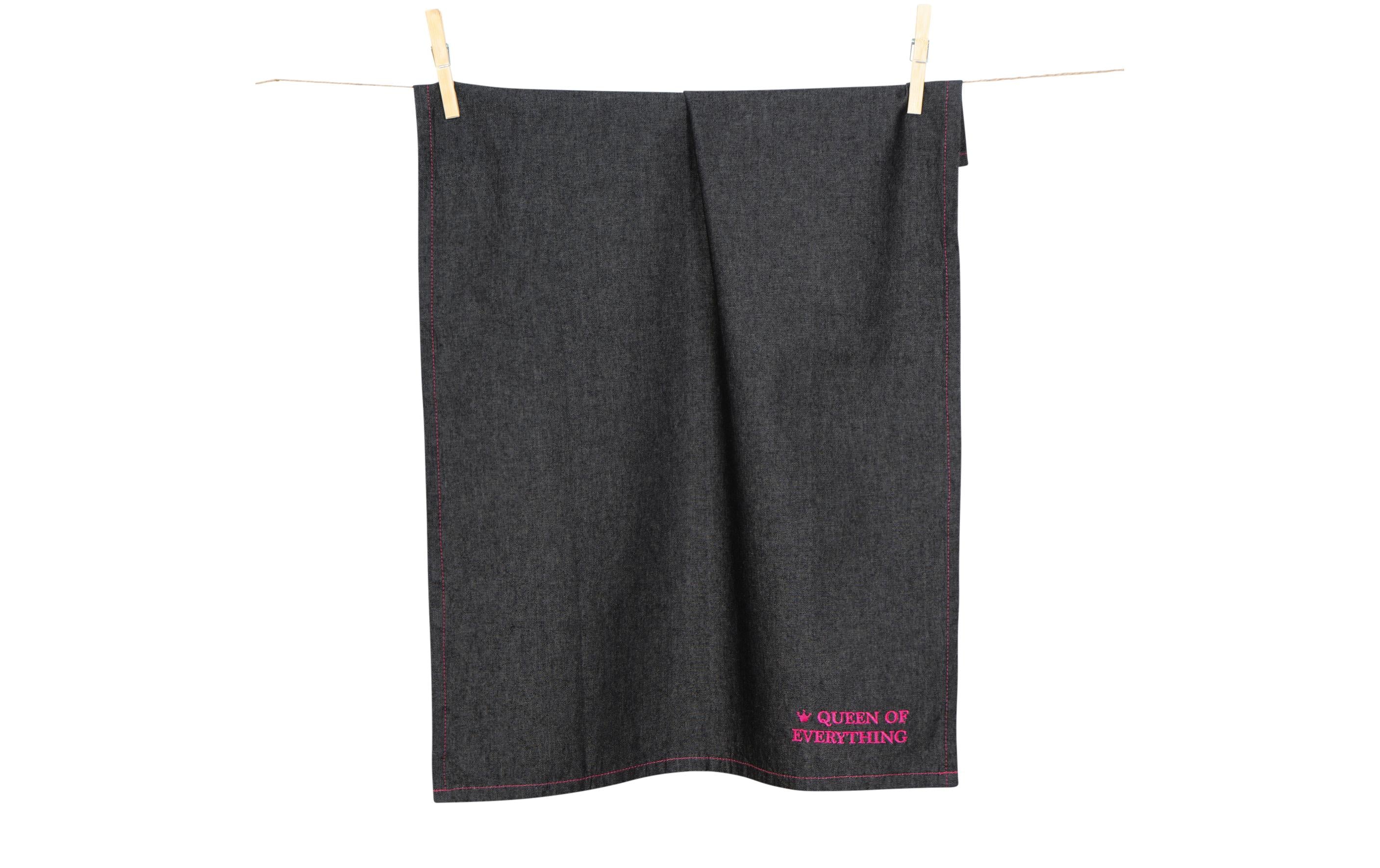 pad Geschirrtuch, Denim queen-black, 50 x 70 cm,  2er Pack