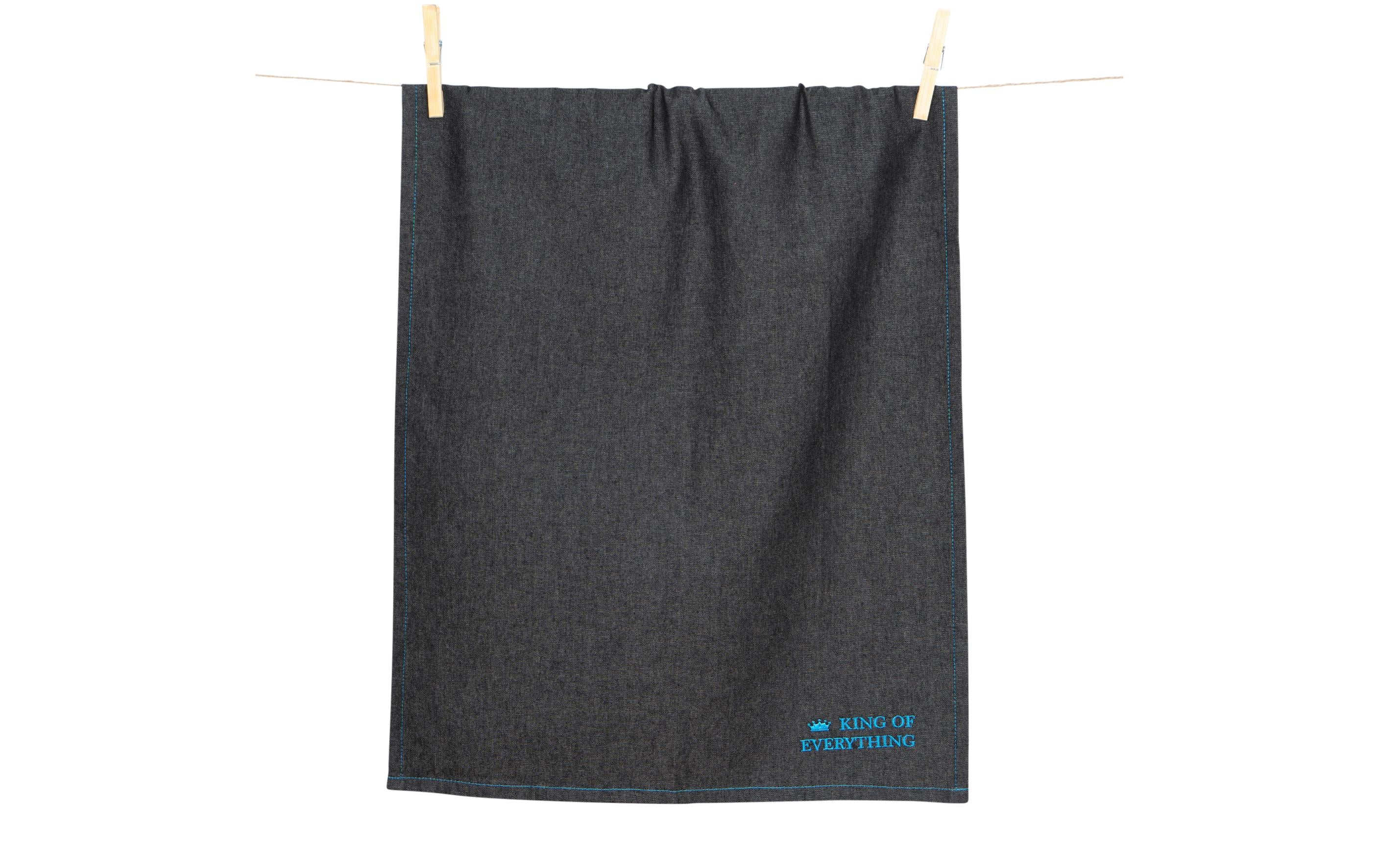 pad Geschirrtuch, Denim king-black, 50 x 70 cm,  2er Pack
