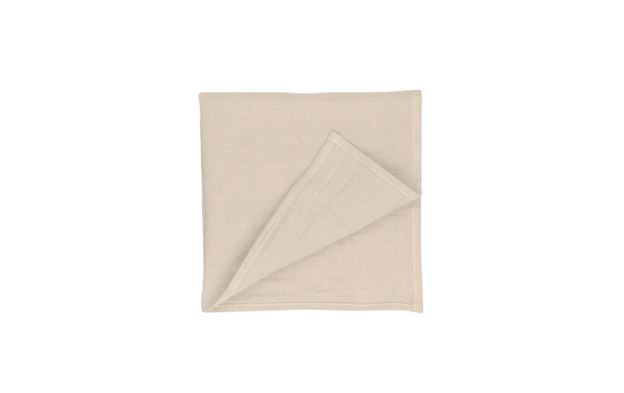 Proflax, Servietten Leinen sand, 40 x 40 cm