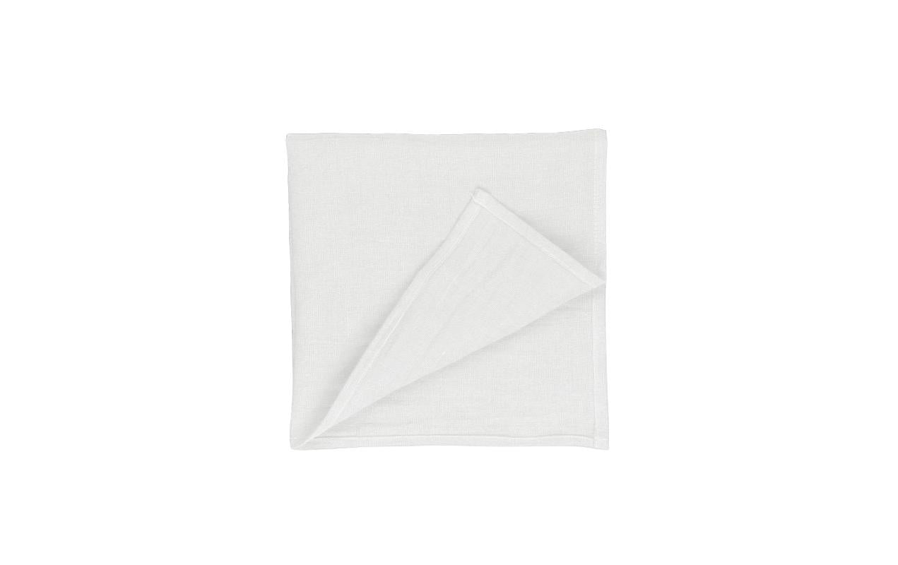 Proflax Serviette, Leinen white, 40 x 40 cm