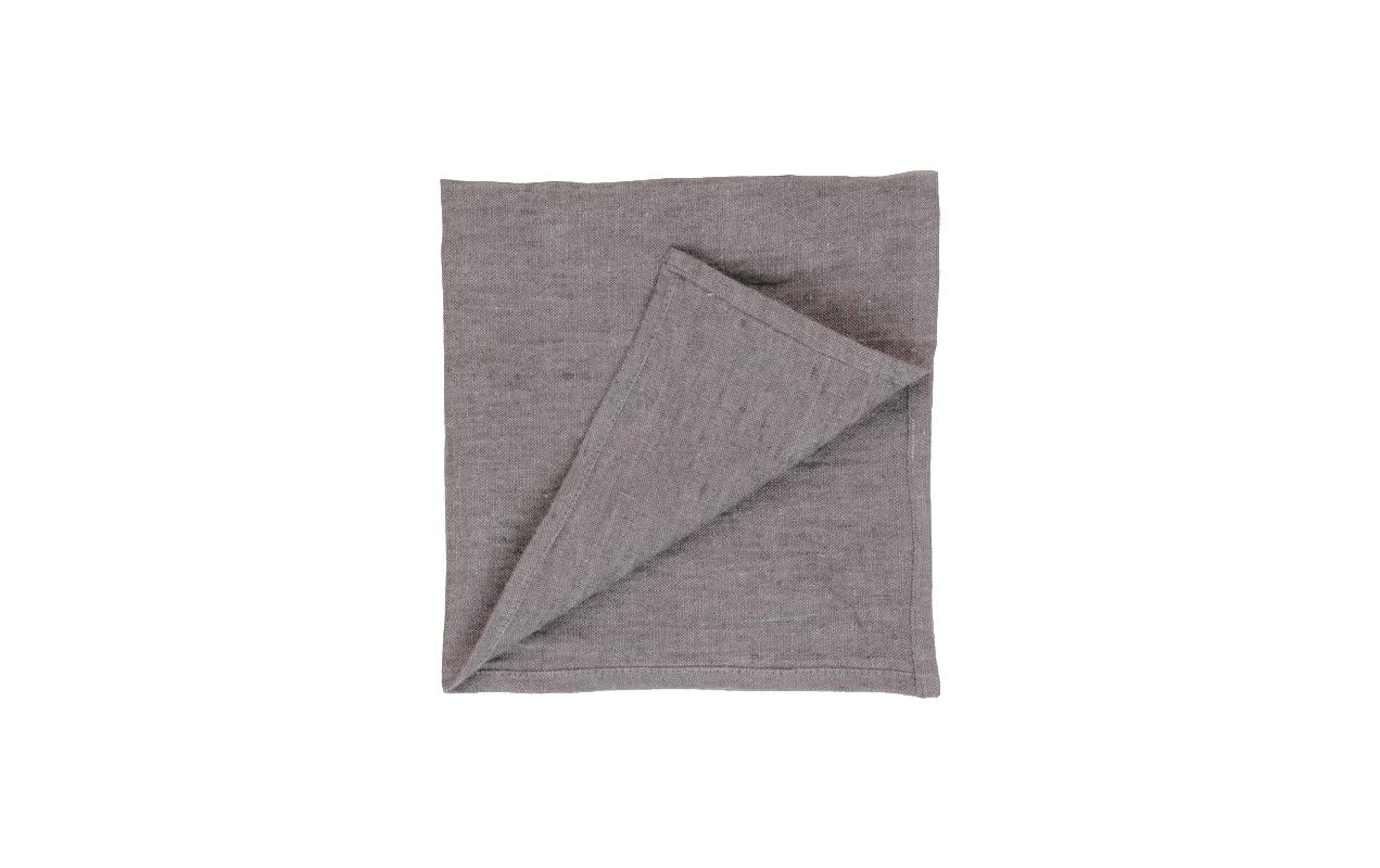 Proflax Serviette, Leinen grey, 40 x 40 cm