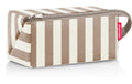 Reisenthel fold case summerstripes coffee