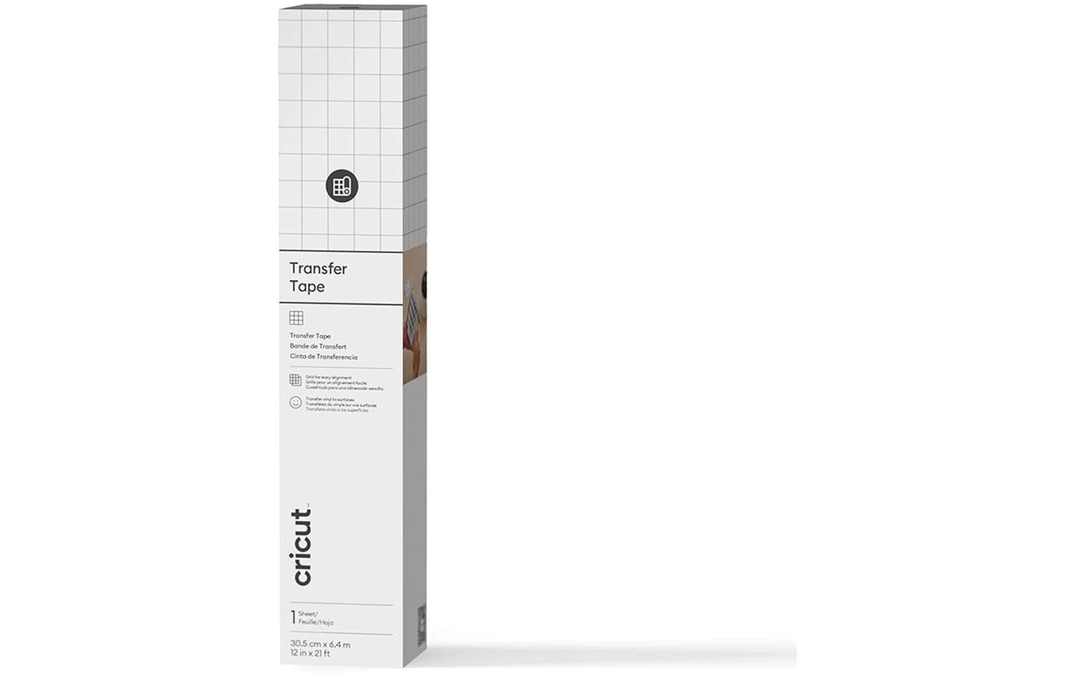 Cricut Transfertape klar 1 Rolle à 30 x 640 cm, für Smart Material