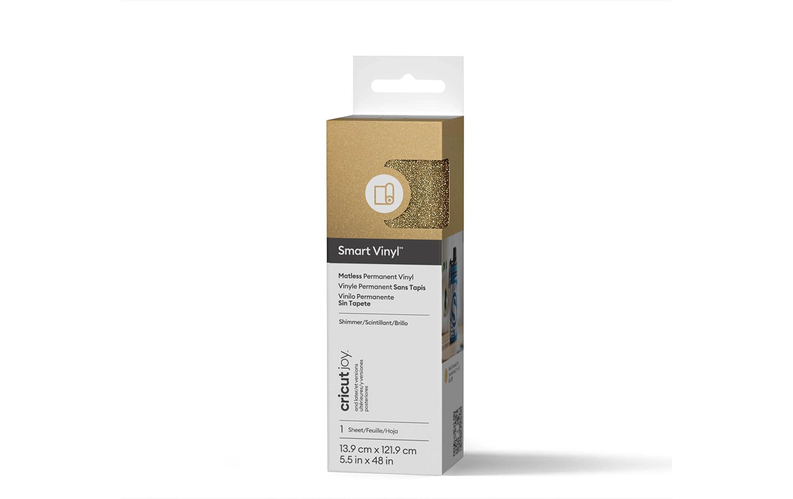Cricut Vinylfolie Joy permanent Schimmer Gold 13.9 cm x 121.9 cm