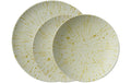 AK Teller Set 12 Stk Golden Ray Stoneware