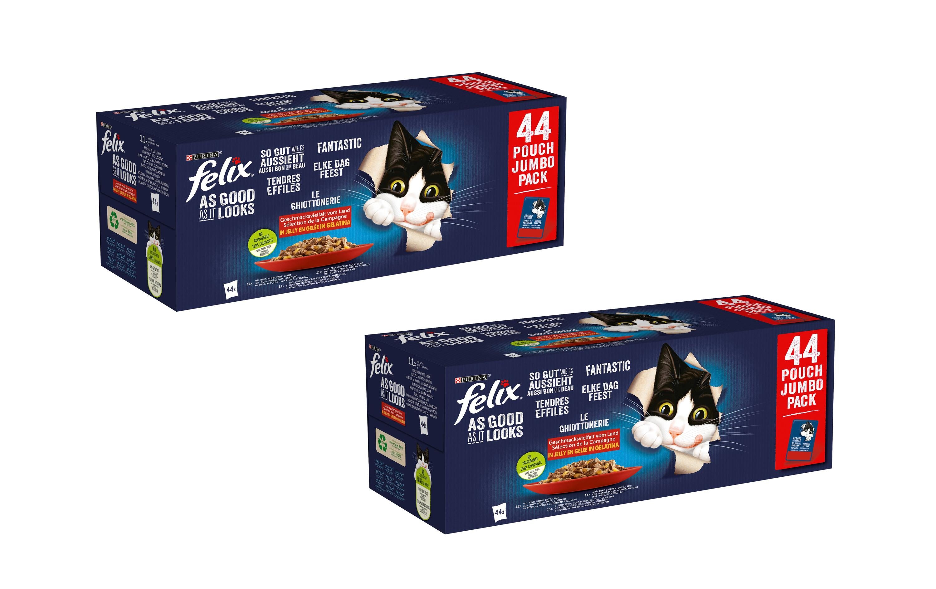 Felix AGAIL Fleisch 2x44x85g KIT 2er Pack
