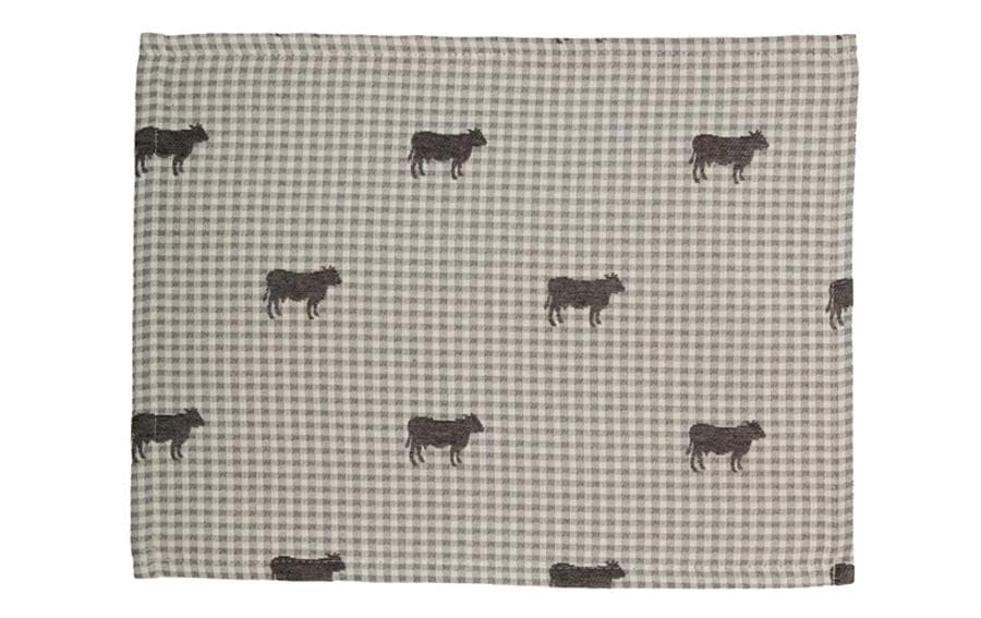 Hubatka Tischset BELLA, grau Tischset gesäumt 035x045cm