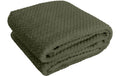 Hubatka Plaid Uni, olive Wohndecke 180x220cm