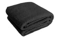 Hubatka Plaid Uni, grau Wohndecke 180x220cm