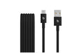 APPLE Beats USB-Kabel A-C, 15W, 1.5m, black geflochten, USB 2.0, 15W, Bolt Black