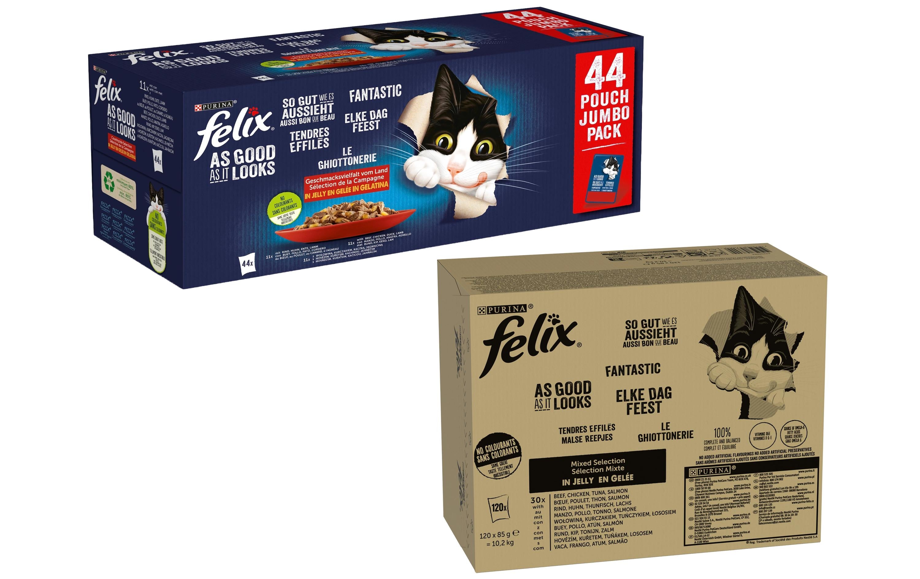 Felix AGAIL Mixed Sel. 120x85g KIT inkl. Felix AGAIL 44x85g