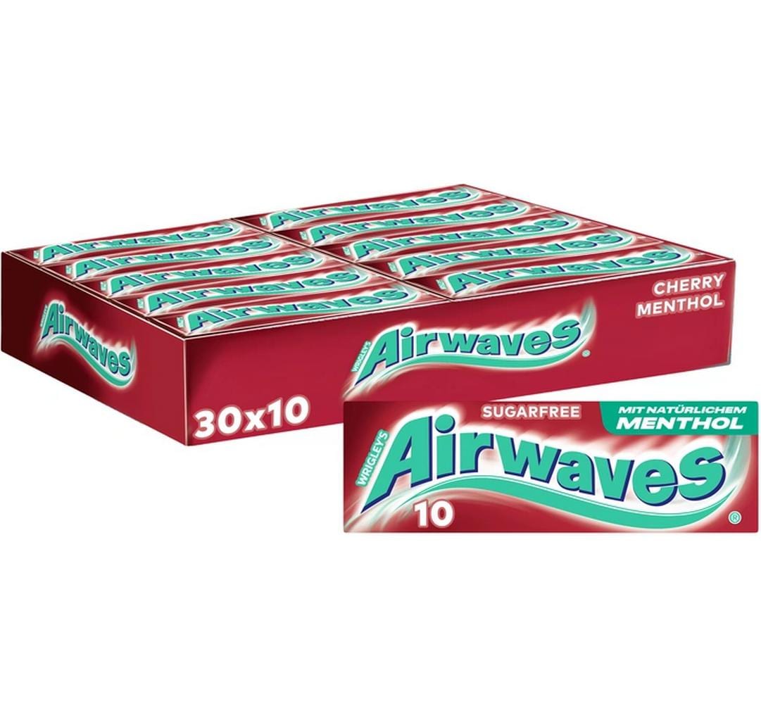 Airwaves Cherry Menthol 30 x 14 g