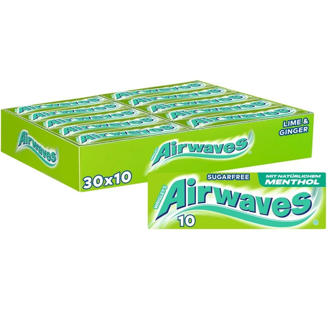 Airwaves Lime Ginger 30 x 14 g