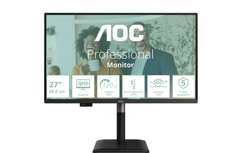 AOC 27" Q27P4CV, 2560 x 1440, 120 Hz IPS