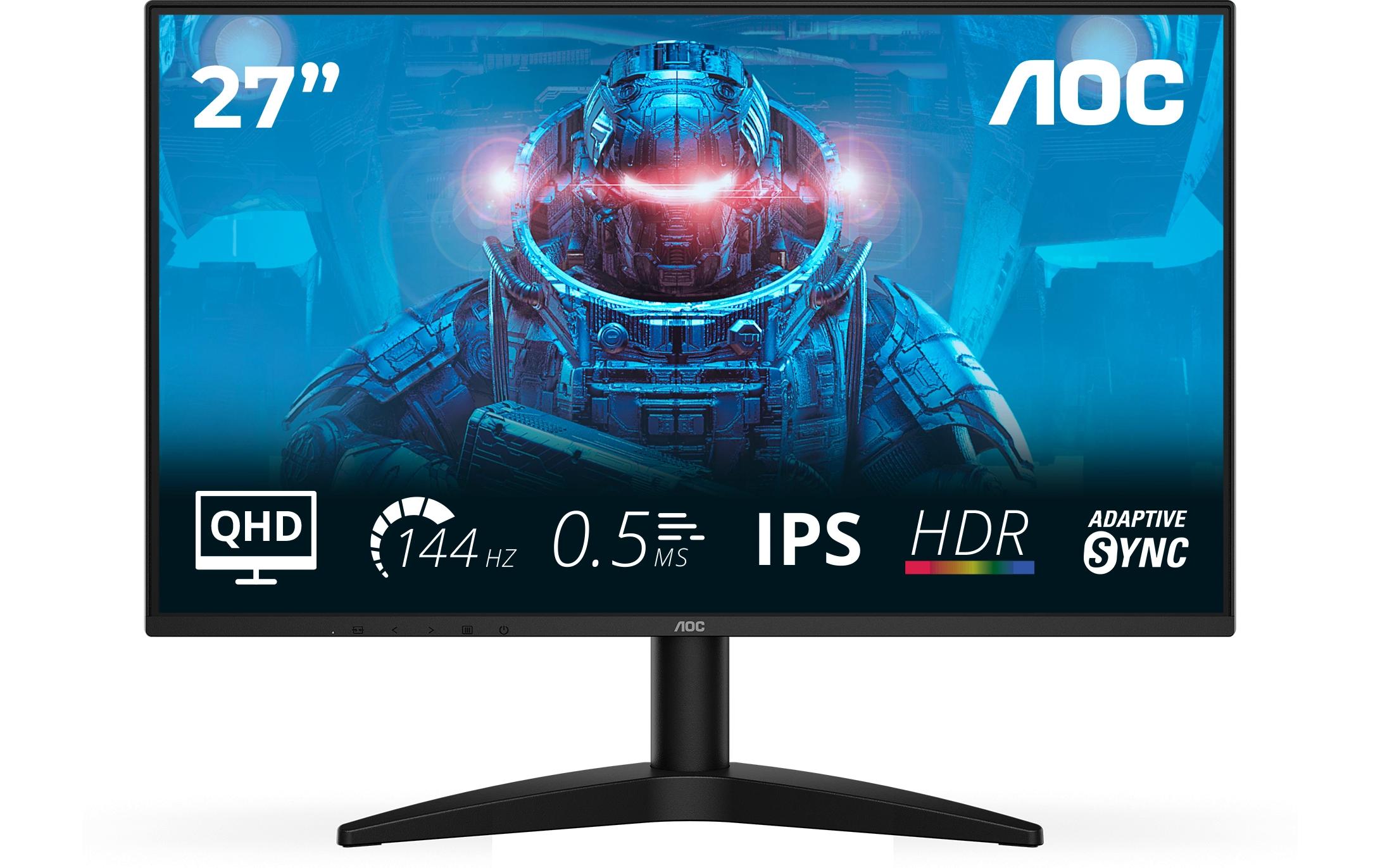 AOC 27" Q27B36X, 2560 x 1440, 144 Hz IPS DP, HDMI