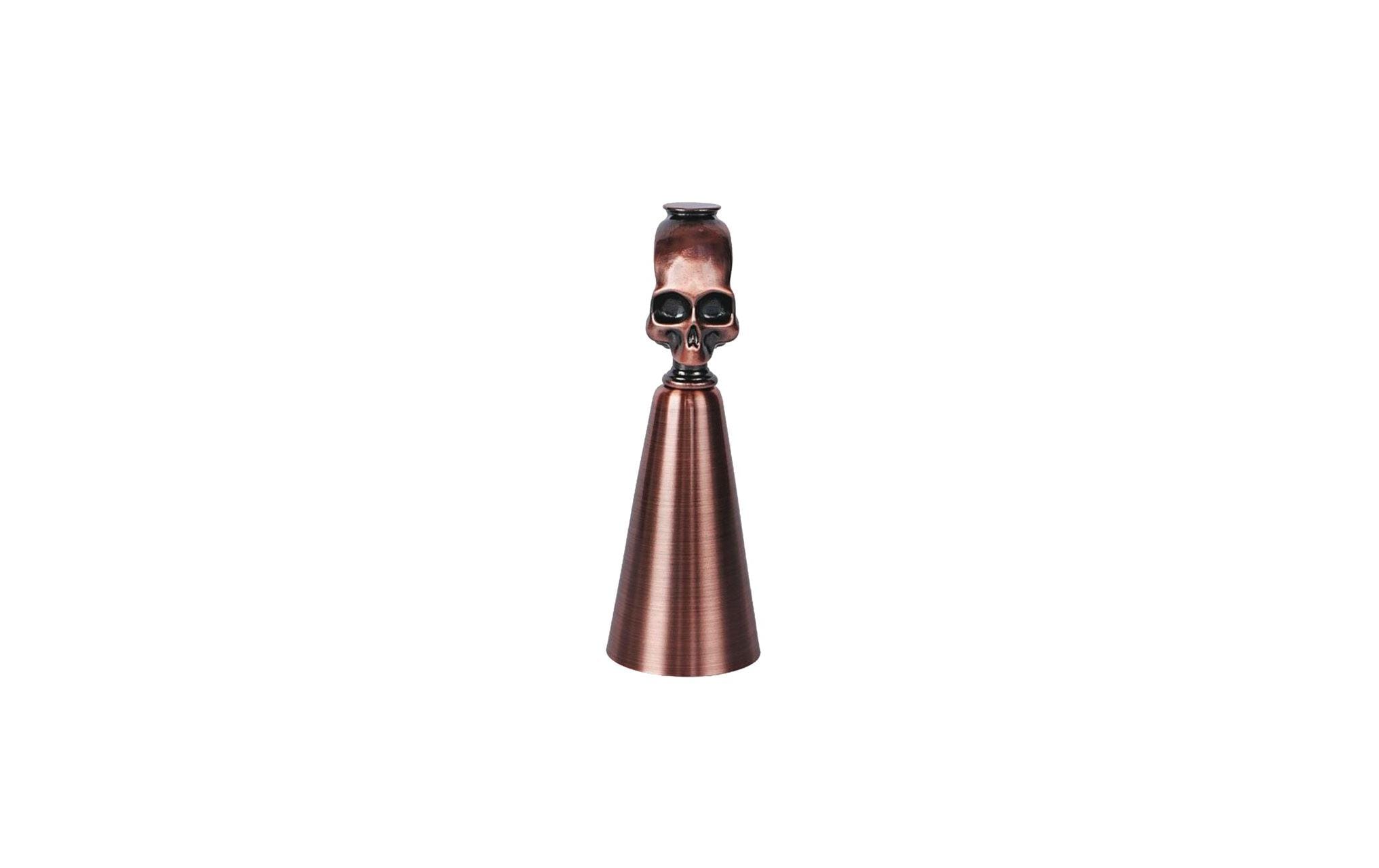 Paderno Alkohol-Messbecher Ml 60 Edelstahl Antique Copper Skull Head