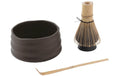 Paderno 4-teiliges Matcha-Set Keramik Bambus