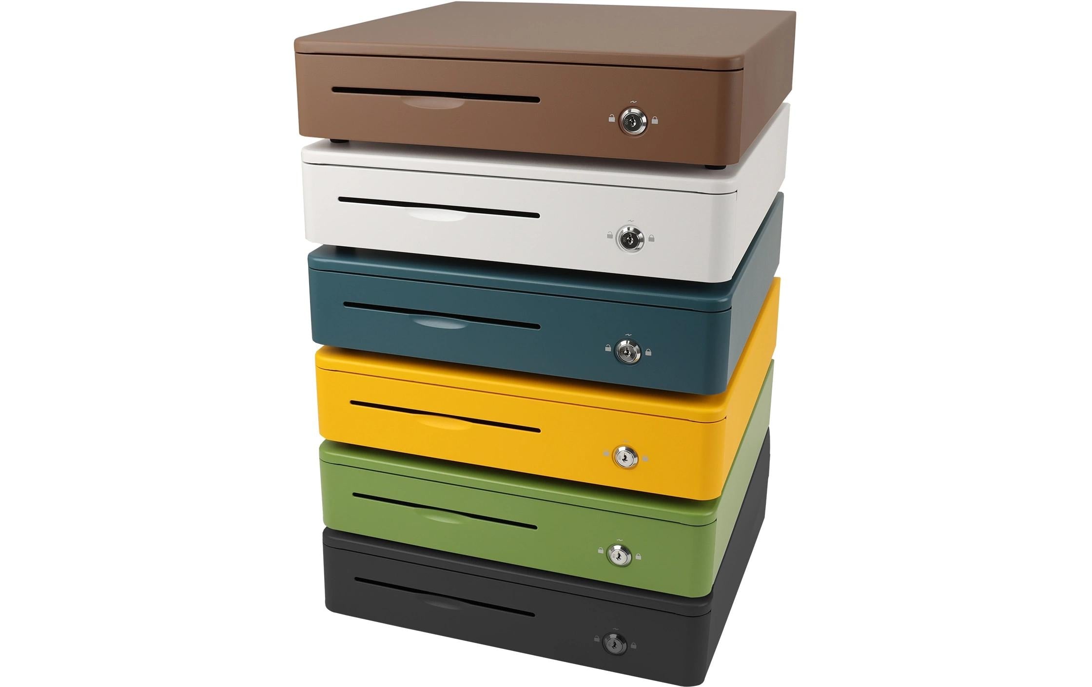 Olympia Kassenschublade Color MD 405 Yellow, 8 Münzfächer, 4 Scheinfächer