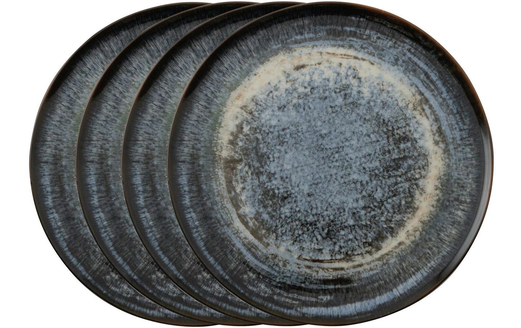 AK Set 4 Pizzateller Cm 32 Galaxy Neptune Stoneware