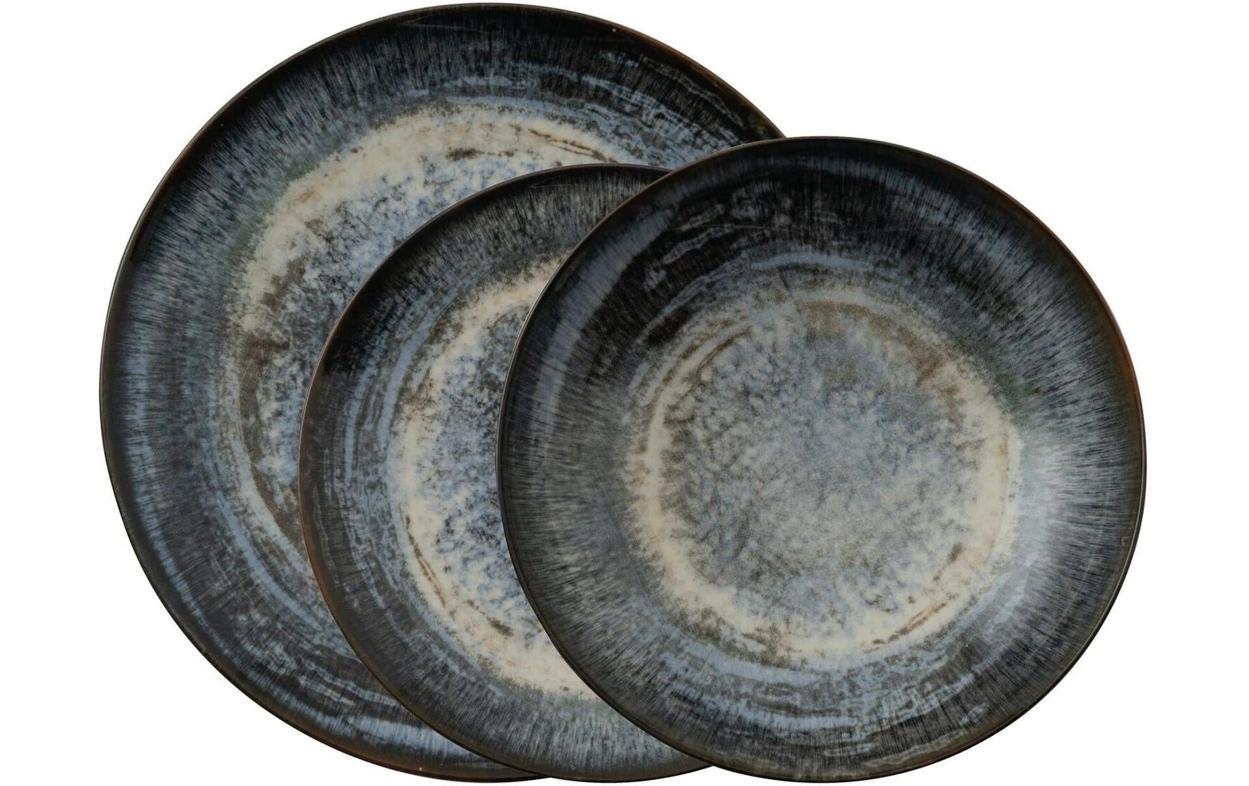 AK Teller Set 12-Teilig Galaxy Neptune Stoneware