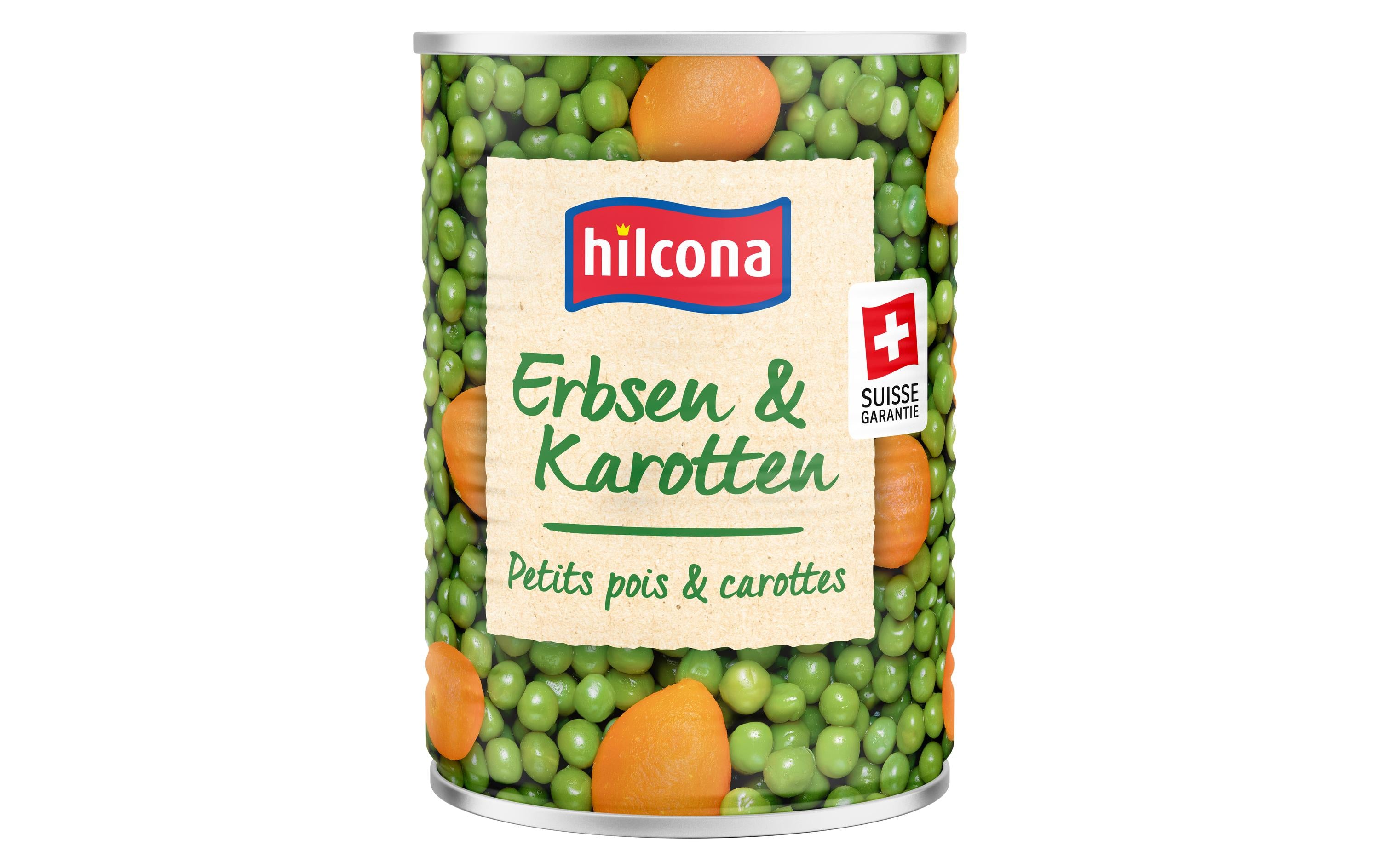 Hilcona Erbsen & Karotten 425 g