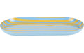 present time Servierpl. Animado Oval Large Citrine yellow w. soft blue
