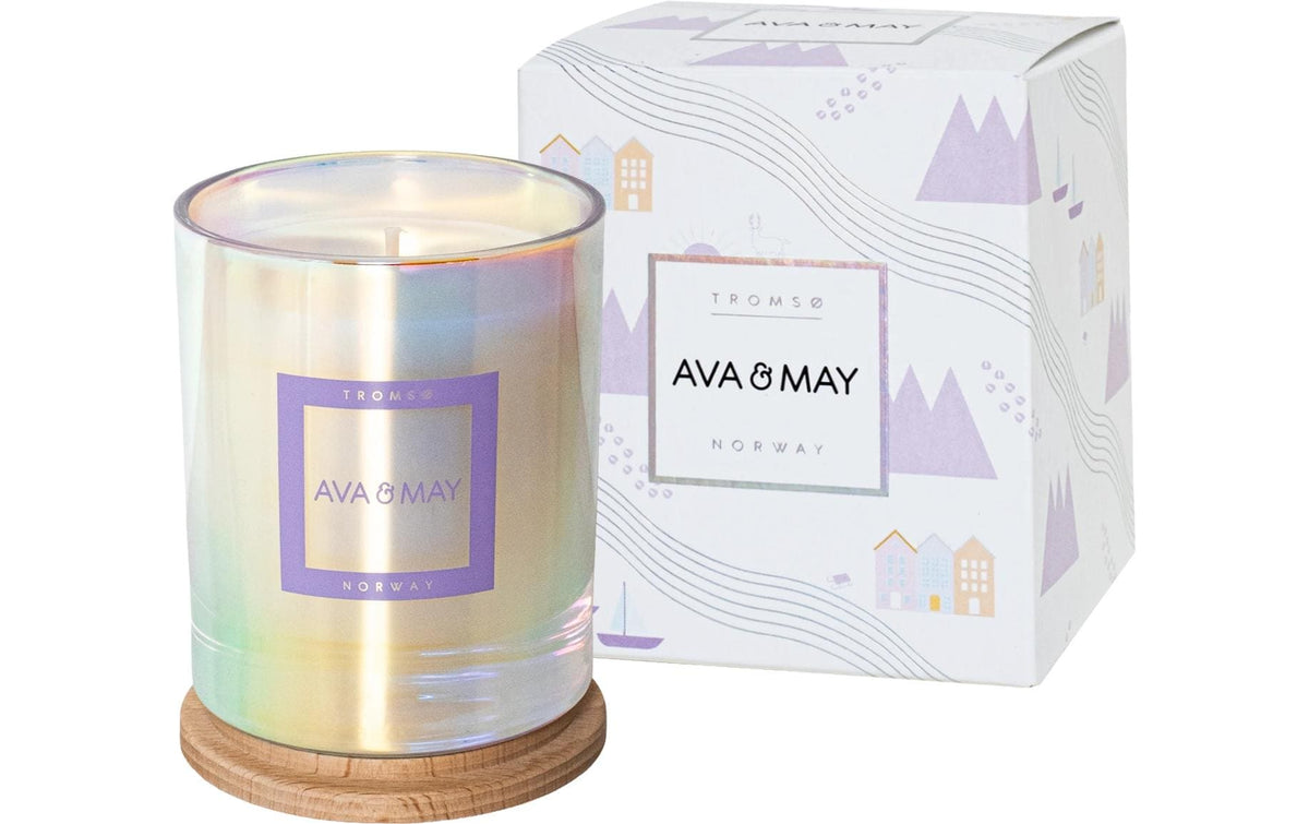AVA & MAY Duftkerze Tromsø, 200g Sojawachs,Brennd. ca.45h