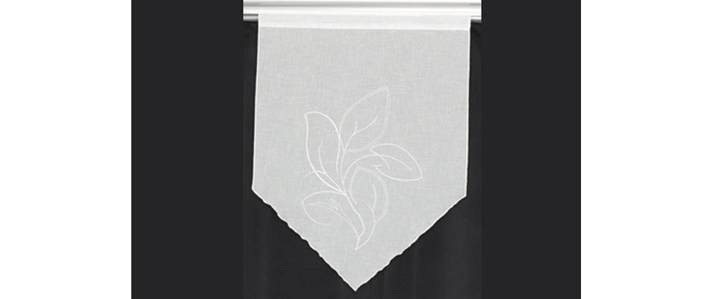 Hubatka Spitzhänger, offwhite Spitzhänger mit Stickerei 045x060cm