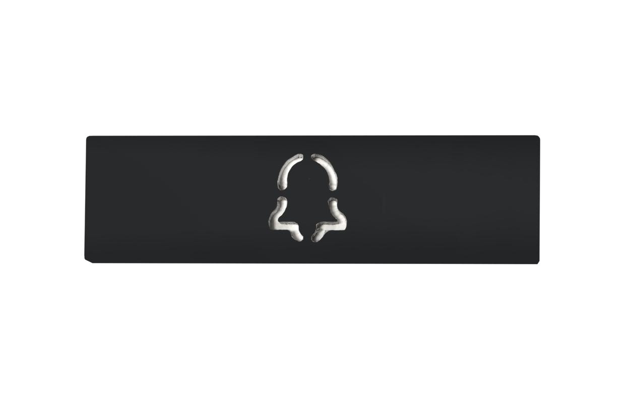 Doorbird D21x Namensschild für eine Ruftaste, Glocke