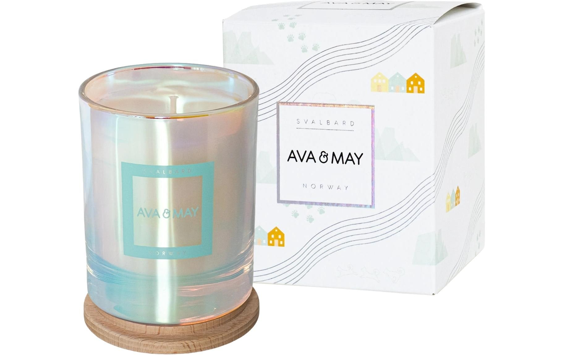 AVA & MAY Duftkerze Svalbard, 200g Sojawachs,Brennd. ca.45h