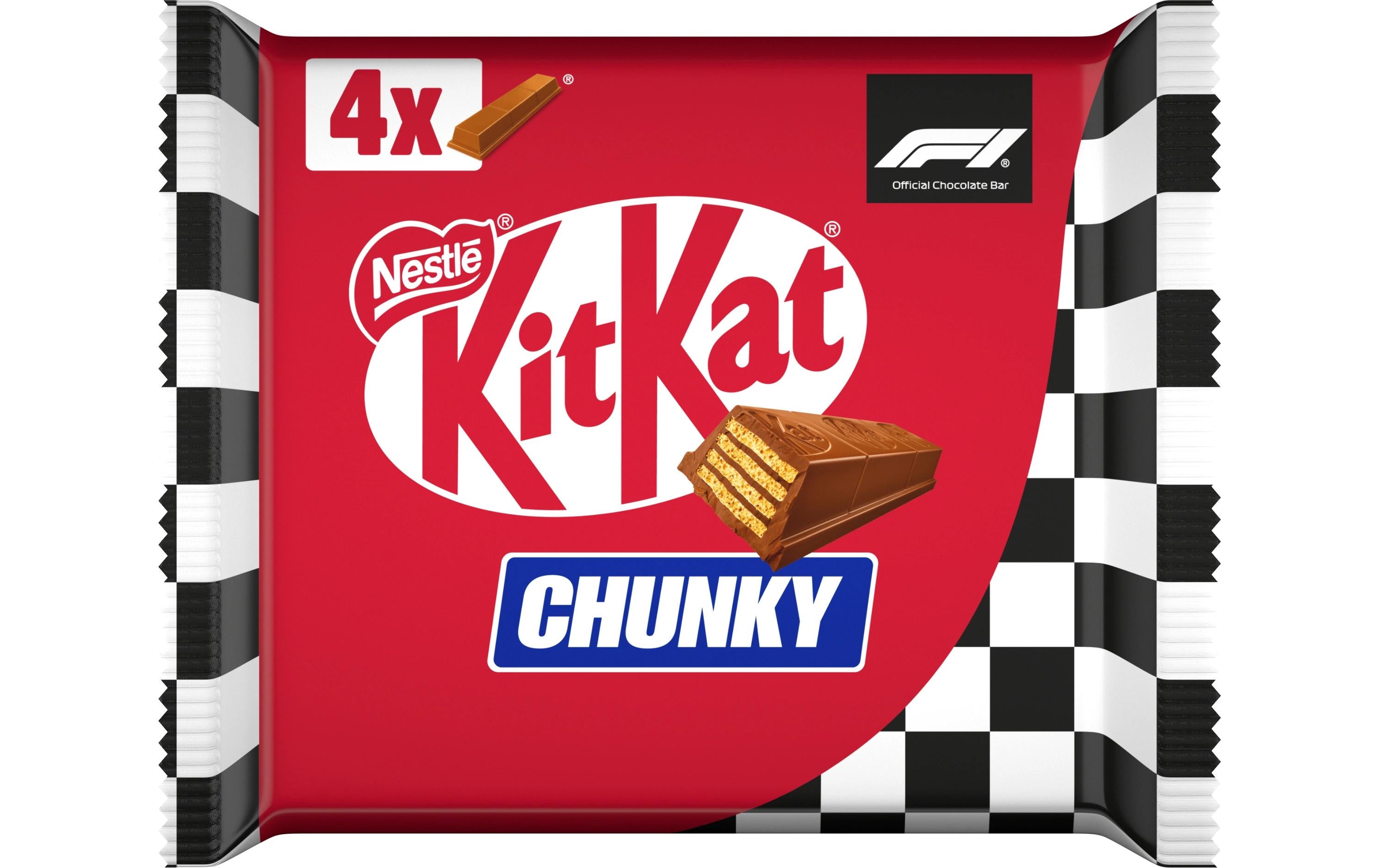 KitKat Chunky mit Milchschokolade 4 x 40 g