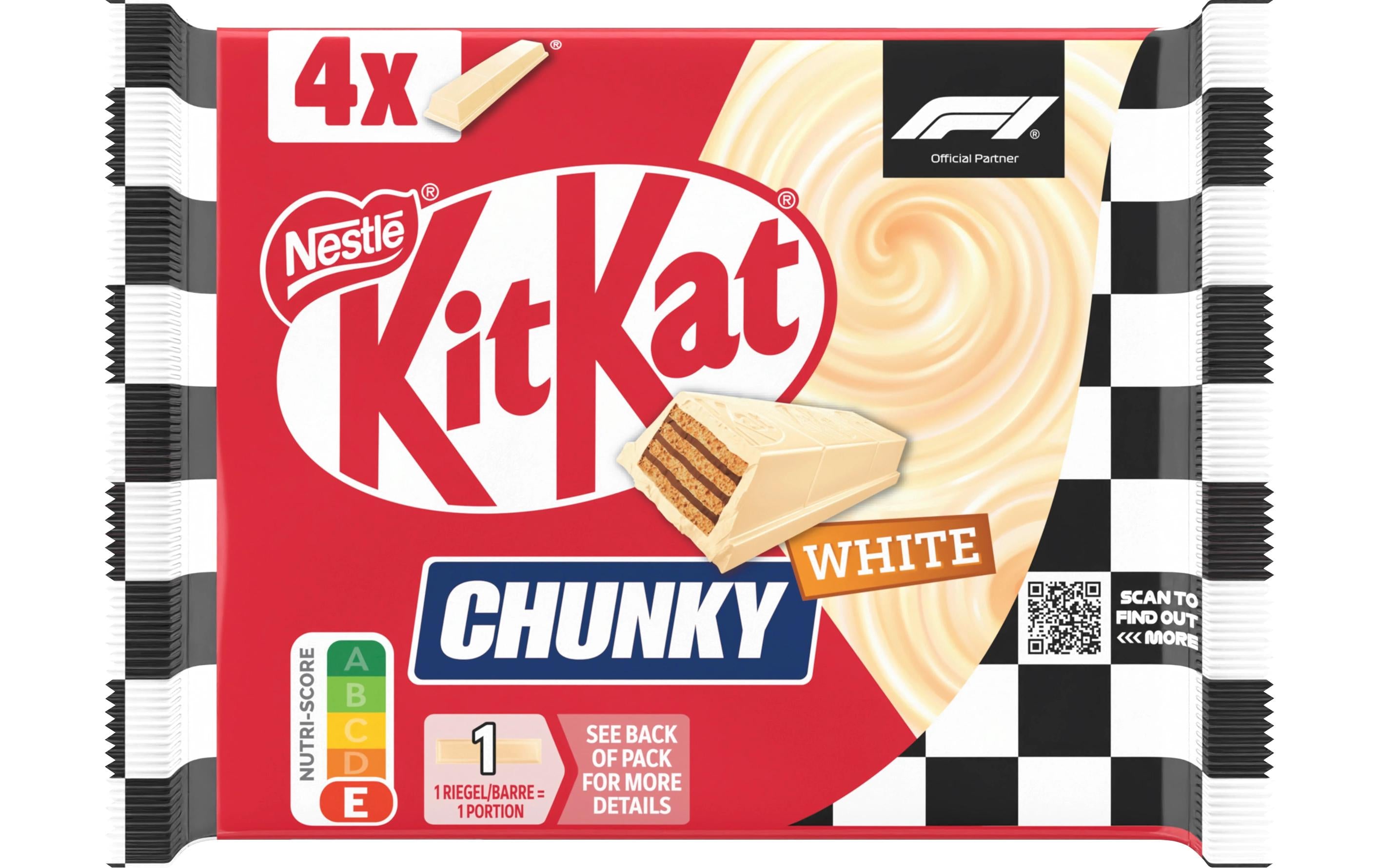 KitKat Chunky mit weisser Schokolade 4 x 40 g