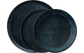 AK Teller Set 12 Stk Ocean Denim Stoneware