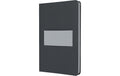 Sigel Linescape Neo Notizbuch, A5 176 Seiten, 80g, kariert, d-grau/h-grau