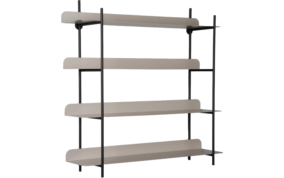 present time Wandregal Reina Cuatro Black w. warm grey
