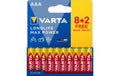 VARTA Longlife Max Power AAA, 1.5V, 10Stk 10 Stück, Vollkartonverpackung