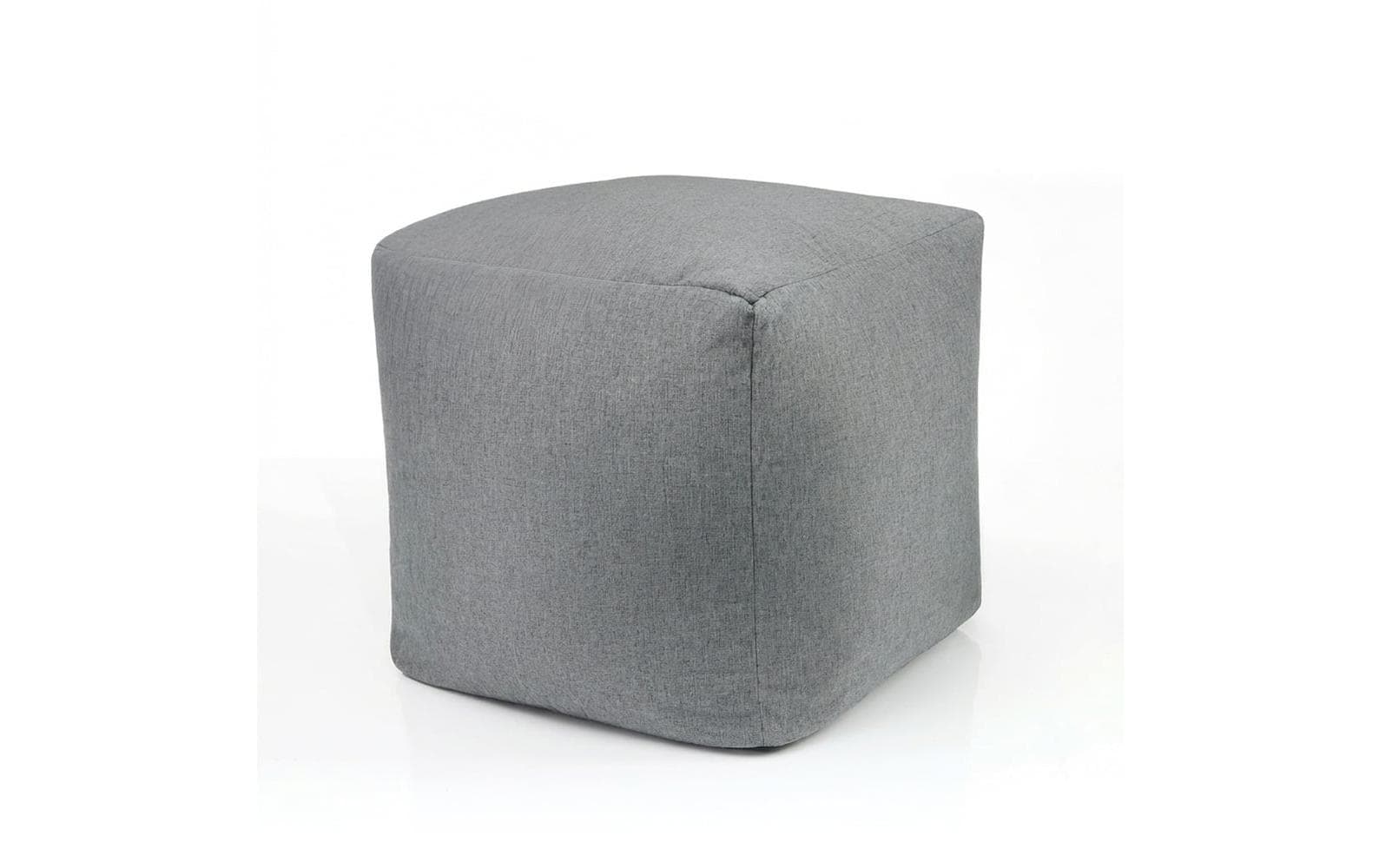 URBANARA Hocker 50l grau Basic-Comfort mit Wäschesack